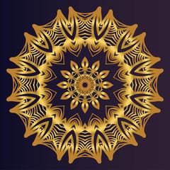 Oriental mandala. Vintage decorative elements. Vector illustration. It is super brilliant vector illustration