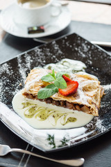strudel with apple