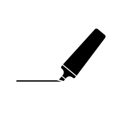 Fototapeta premium Marker icon, logo on white background