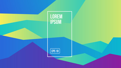 Geometric gradient abstract background.