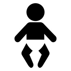 Baby icon. Vector illustration