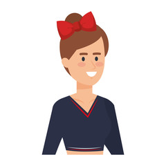 beautiful woman avatar character