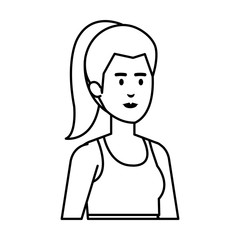 beautiful woman avatar character