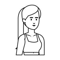 beautiful woman avatar character