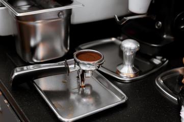 coffee morning in mini cafe make me fresh