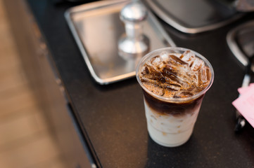 coffee morning in mini cafe make me fresh