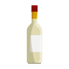 wine bottle isolated icon