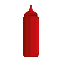 tomato sauce bottle isolated icon