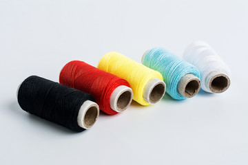 Sewing thread / textile industry background material