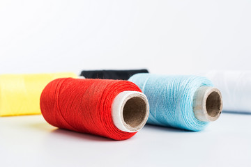 Sewing thread / textile industry background material