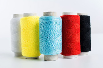 Sewing thread / textile industry background material