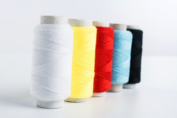 Sewing thread / textile industry background material