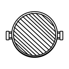oven grill isolated icon