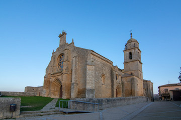 Fototapeta na wymiar Santa Mari­a del Manzano, Castrojeriz in Burgos, Spain