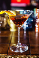 cocktail in the bar