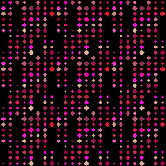 Abstract seamless pattern background with multicolored various rhombuses.