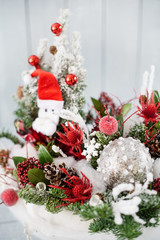 Christmas floristic composition