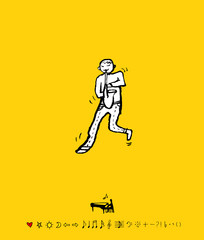 음악회 포스터 / 손으로 그린 음악 일러스트