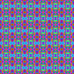 Seamless pattern background from a variety of multicolored squares.