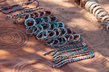 traditional souvenirs from himba peoples, Africa