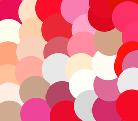 abstract background with hearts