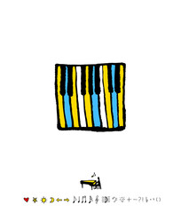 음악회 포스터 / 손으로 그린 음악 일러스트