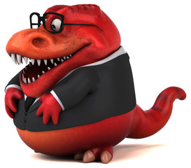 Fun Trex - 3D Illustration © Julien Tromeur