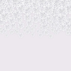 Christmas Background with Snowflakes