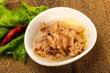 Canned tuna fish