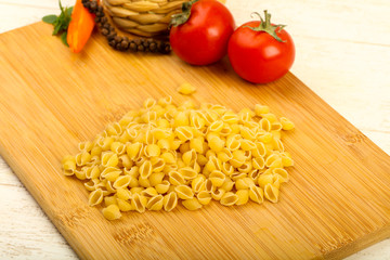 Raw pasta for kids