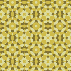 Seamless color pattern from a variety of geometric shapes.