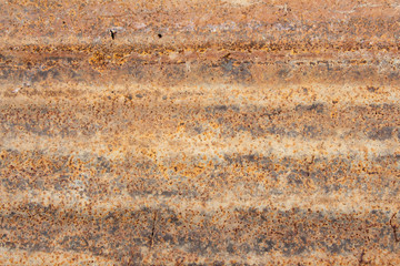 Rust on old zinc background.