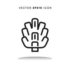 Pine vector icon