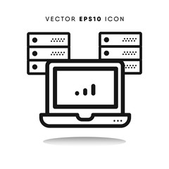 Server vector icon