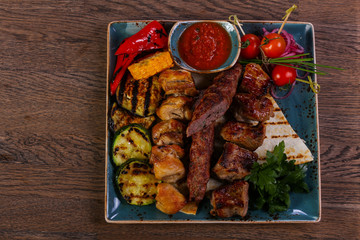 Grilled plate mix