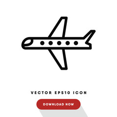 Flight vector icon