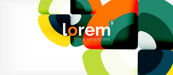 Circle abstract background