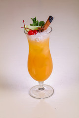 Tequila sunrise cocktail