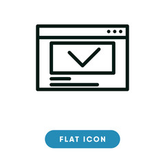 Web browser vector icon