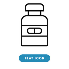 Obraz premium Pils vector icon