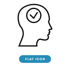 Positivity vector icon