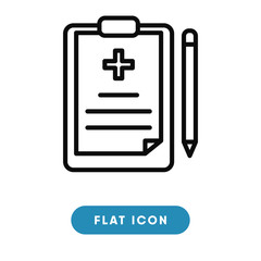 Medical historyvector icon