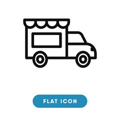  Food truck vector icon