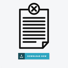 Document vector icon