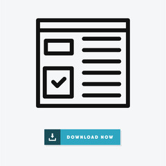 Task list vector icon