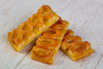 Delicious puff pastry