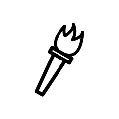 Torch vector icon