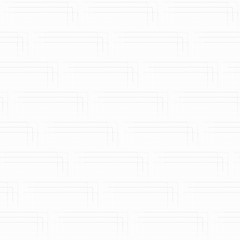 White decorative geometric background. Seamless pattern.