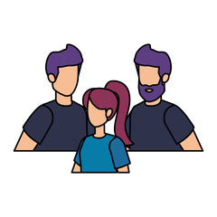 group of people characters