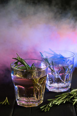Non-alcoholic cocktails with natural herbs